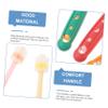 3-Pack Kids' Toothbrushes with Rotating 3-Sided Brush Head, Random Color view 2