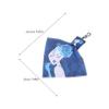 HORIALENCE Microfiber Eyeglass Cleaning Cloth with Keychain view 2