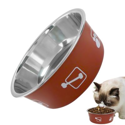 Dgayaeic Stainless Steel Dog Bowl - Large Stainless Steel Water Dispenser with Non-Slip Base