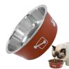Dgayaeic Stainless Steel Dog Bowl - Large Stainless Steel Water Dispenser with Non-Slip Base view 1