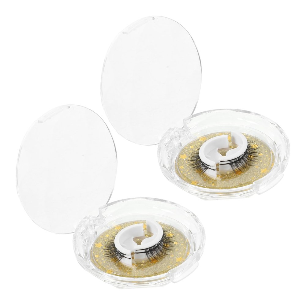 VICASKY 4 Pairs Self-Adhesive Soft False Eyelash Extensions for Women