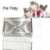 Dog Potty Training Tray – Indoor/Outdoor Pet Toilet with Fence for Puppies and Large Pets view 2