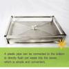 Dog Potty Training Tray – Indoor/Outdoor Pet Toilet with Fence for Puppies and Large Pets view 3