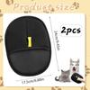 QckZee 2-Pack Double-Sided Pet Grooming Gloves view 2