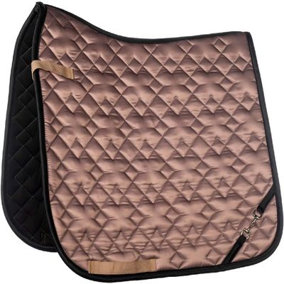 HKM Golden Bit Saddle Pad, Black, All-Purpose