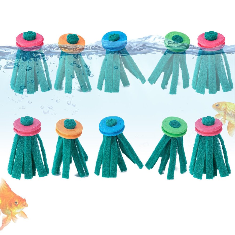 Floating Fish Breeding Mop - 10 Piece Set