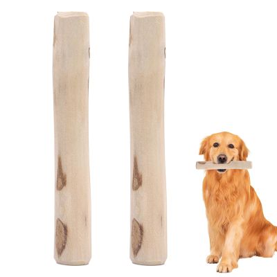 Dog Chew Wood | 2-Pack Coffee Wood Chew Toy for Dogs