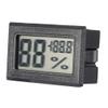 Brrnoo Digital Hygrometer and Thermometer with LCD Display, Black view 1