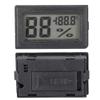 Brrnoo Digital Hygrometer and Thermometer with LCD Display, Black view 2