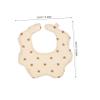 Milisten White Cotton Baby Bibs, 360° Full-Coverage Protection view 2