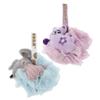 VICASKY 2-Piece Mesh Bath Sponge Set, Reusable Loofah Shower Sponges with Cartoon Designs for Gentle Body Exfoliation view 1