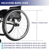 Sports Wheelchair Push-Rim Covers – Silicone Covers for Improved Grip and Traction view 2