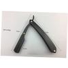 Vintage Folding Metal Razor with Wooden Handle for Men view 2