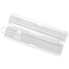 SOESFOUFU Portable Transparent Plastic Toothbrush Travel Case view 1