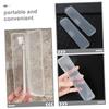 SOESFOUFU Portable Transparent Plastic Toothbrush Travel Case view 2