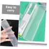 SOESFOUFU Portable Transparent Plastic Toothbrush Travel Case view 3