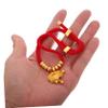 Abaodam Adjustable Cat Collar with Red Rope and Golden Lock view 4