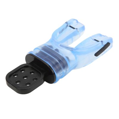 MUUBLE Thermoplastic Mouthpiece for Oral Comfort with Various Breathing Tubes, Blue