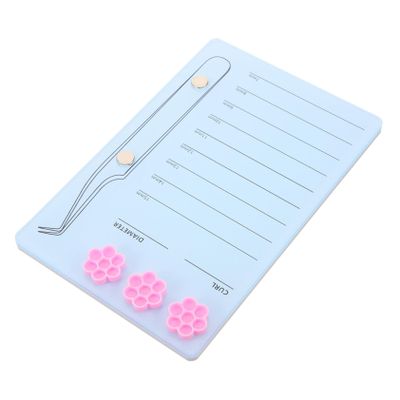 Ipetboom Acrylic Lash Palette with Magnetic Area for Metal Tweezers