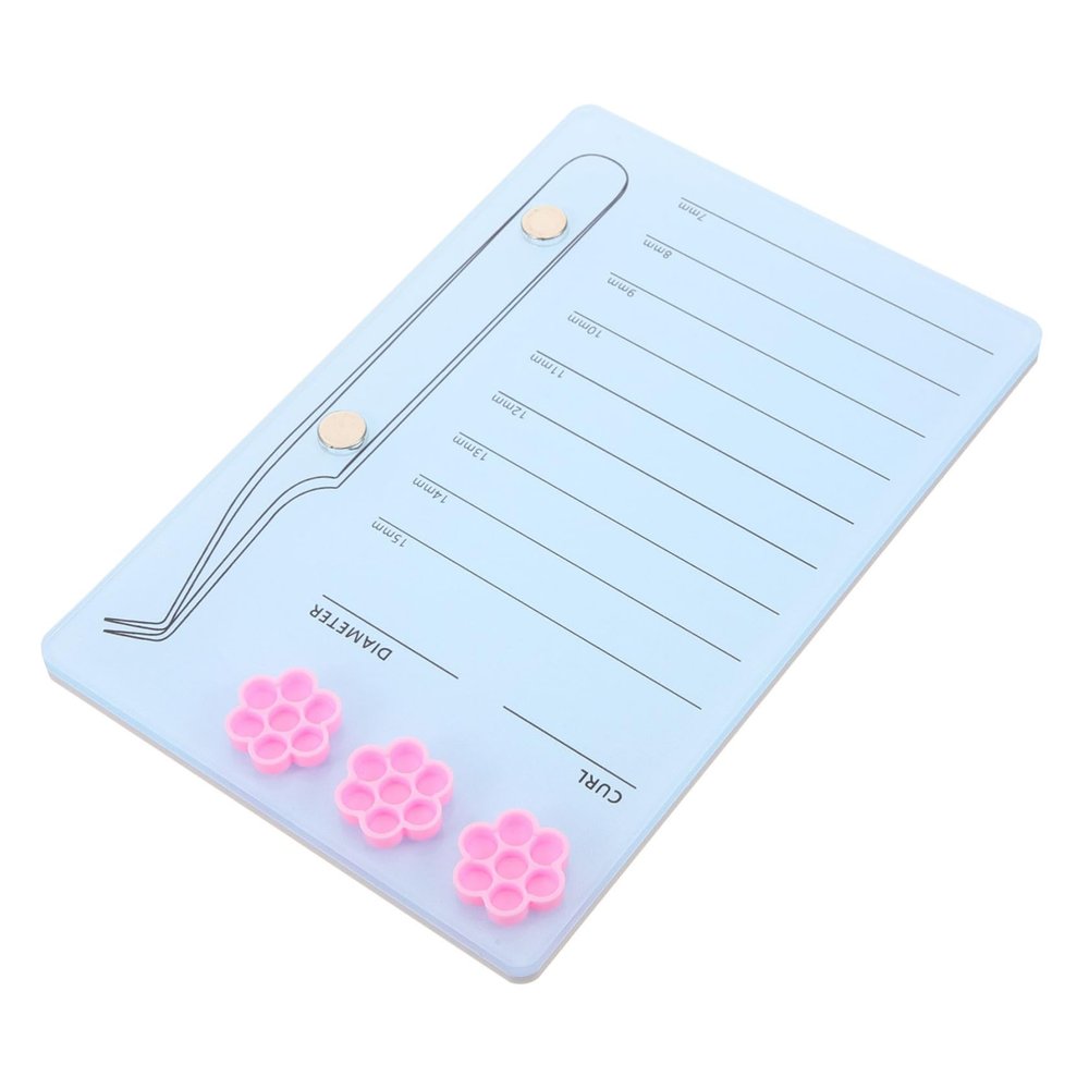 Ipetboom Acrylic Lash Palette with Magnetic Area for Metal Tweezers