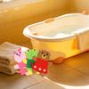 3 Children's Bath Brushes with Cartoon Animal Embroidery view 4