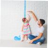 ERINGOGO Self-Adhesive Blue Animal-Themed EVA Height Chart Wall Decal for Kids' Rooms view 4
