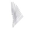 12-Piece Stainless Steel Ear Spoons, Silver view 1