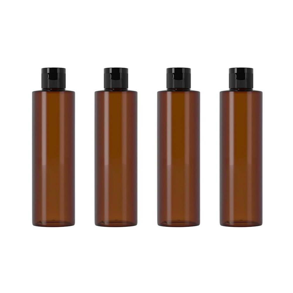 Portable Refillable 250 mL Cosmetic Bottles, 4-Pack