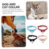 VANZACK Adjustable Cat Collars with Bell and Bow - Set of 4 view 3
