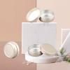 YANCAER 100-Pack 30 mL Matte Gold Round Aluminum Tins with Screw Lids view 4