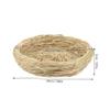 Handwoven Straw Bird Nest, Bird Cage Accessory, 2 pcs, Khaki view 2