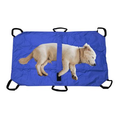 Foldable Pet Stretcher with Safety Strap for Medium to Large Pets