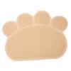 PartyKindom Non-Slip Cat Litter Mat - Paw Shape 30 x 40cm view 1
