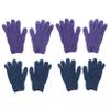 WRITWAA Microfiber Dusting Gloves, Coral Fleece, 4-Pack, Random Colors view 1