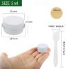 YANCAER 20-Piece 5 ml Aluminum Tins with Screw-Top Lids, White, 26 mm x 15 mm view 2