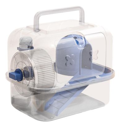 Hamster Travel Carrier, Outdoor Transport Case for Small Animals
