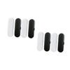 SAFIGLE 2 Sets of Toothbrush Cases for Electric Toothbrushes, 4-Piece Sets with Secure Closure and Drainage Openings, for Travel view 1