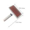 Dog Shedding Brush, Gentle Brushing, Stainless Steel Pins, ABS view 3