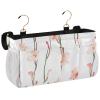 FRODOTGV Beauty Gladiolus Bedside Caddy with Large Pockets and Bottle Holder, Hanging Organizer for Dorms, Beds, Hospital Beds, and Baby Cribs view 2
