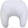 TupTam Small Baby Nursing Pillow with Cotton Cover, Tractors/Rainbows/Blue/Gray view 3