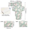 Reusable Baby Changing Pad with Tissue Pocket, Dreamy Unicorns view 4