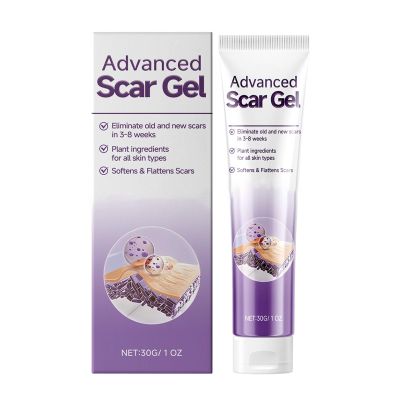 Advanced Scar Gel for Face and Body, Moisturizing and Nourishing, 1 Piece