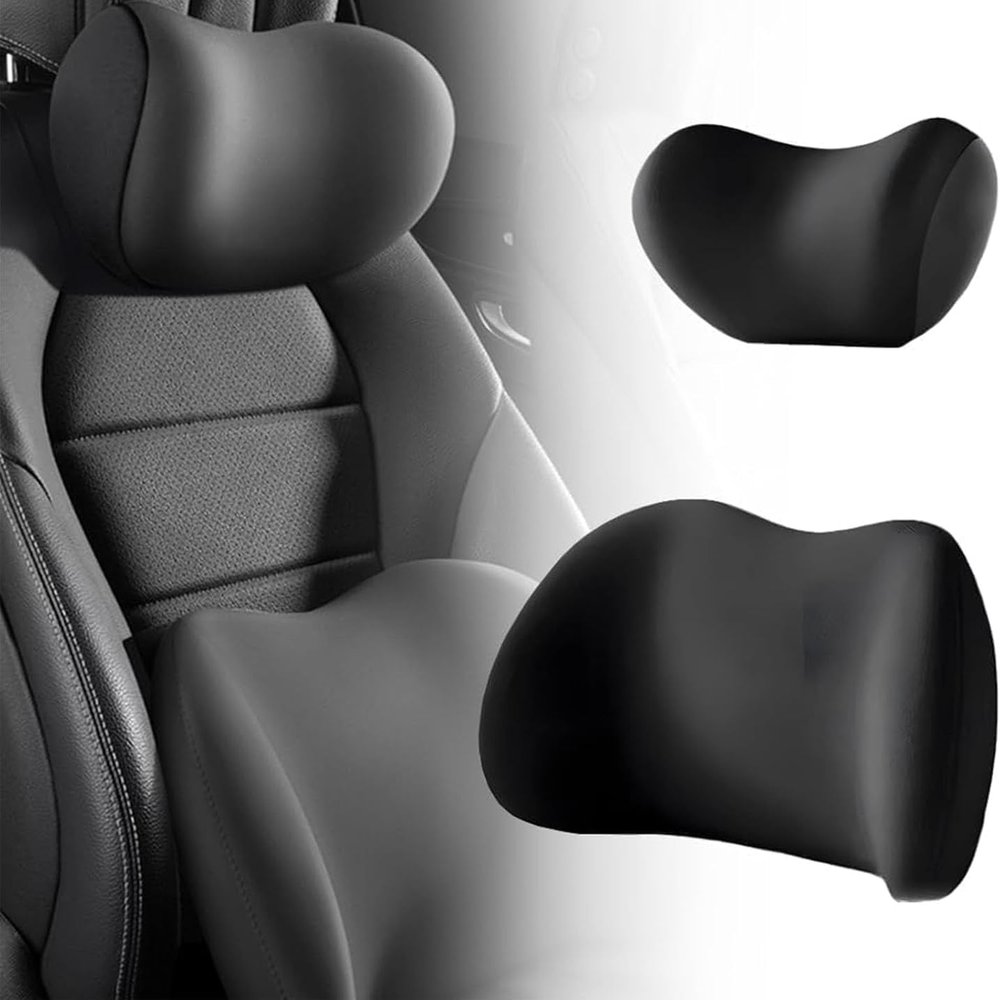 SKNFFF Lumbar Support and Headrest Neck Pillow Set for Toyota Tundra II Double Cab Standard Bed, 2017–2021