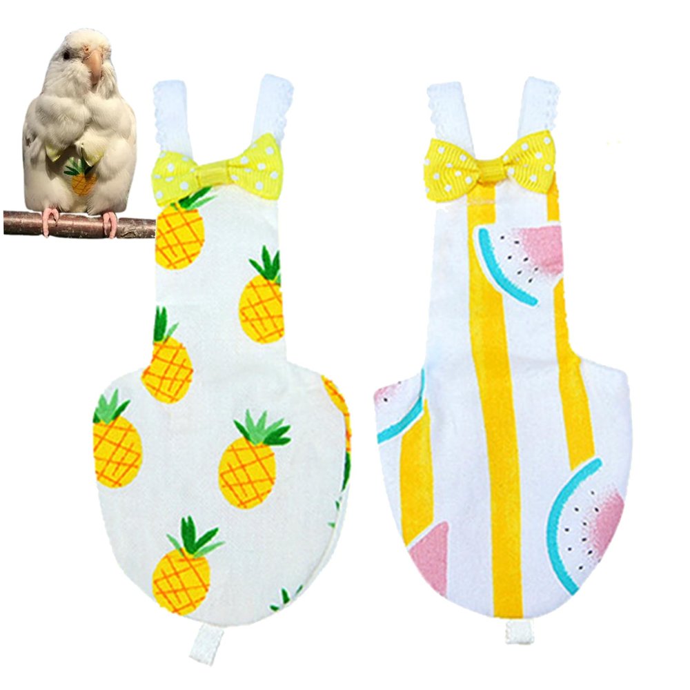 2-Piece Adjustable Bird Diaper