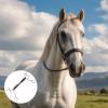 yeeplant 5.3 Horse Training Bit, Copper-Wrapped Iron Mouthpiece with Stainless Steel Cheeks view 3