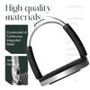 EQUSPUR 11.4 cm Stainless Steel Flex Stirrup Irons, Pair view 3