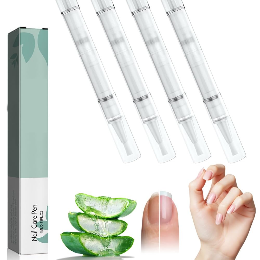 4-Piece Nail Care Pen Set for Fingernails and Toenails