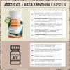Astaxanthin Capsules, 90 Count – 12 mg per Capsule, AstaGuard, Vegan view 3