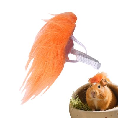 Cat Cosplay Wig, Pet Wig, Orange Funny Pet Wig