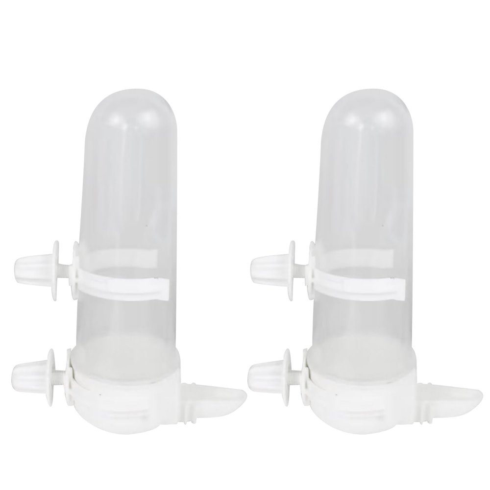 Dustproof Hanging Bird Feeder and Water Dispenser, 2 Pack